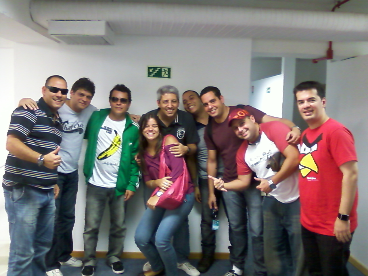 Essa é uma foto da equipe Rock Bola e BGS