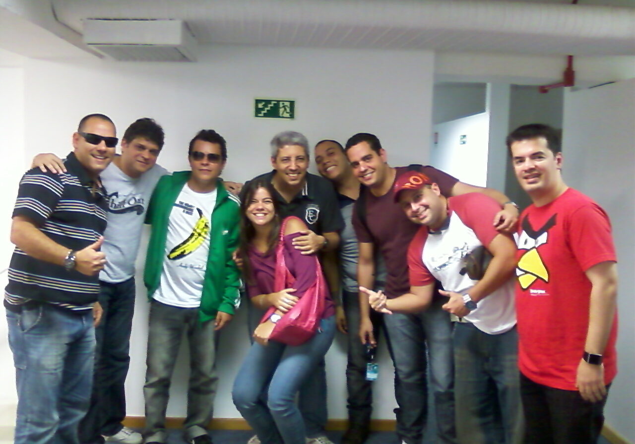 Essa é uma foto da equipe Rock Bola e BGS